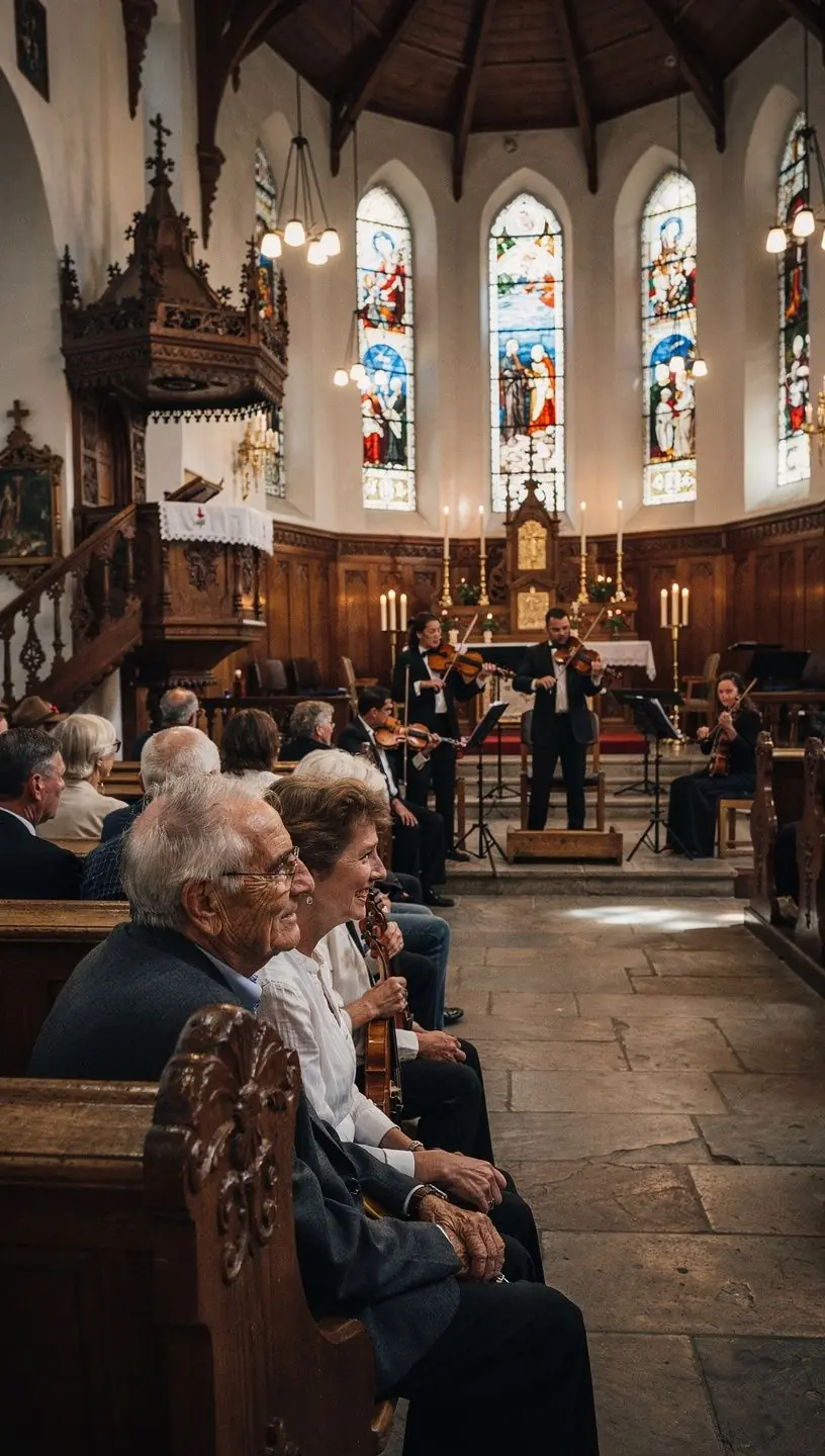 Bunte Häuser des alpinen Dorfes Mittenwald vor einer majestätischen Berglandschaft.